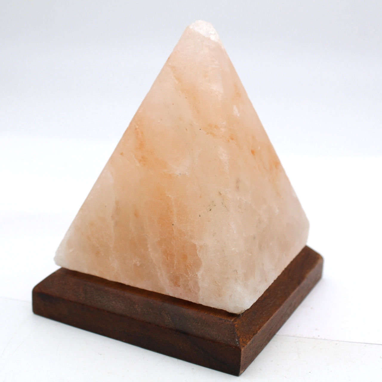 Himalayan Pink Salt Pyramid Lamp
