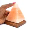 Himalayan Pink Salt Pyramid Lamp - 0