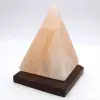 Himalayan Pink Salt Pyramid Lamp - 0