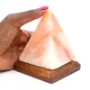 Himalayan Pink Salt Pyramid Lamp - 2