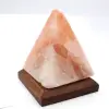 Himalayan Pink Salt Pyramid Lamp - 4