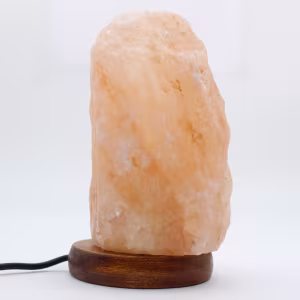 Salt rock USB lamp from Pakistan