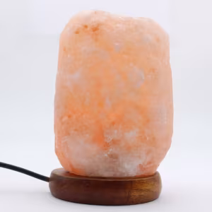 Pink salt USB lamp block