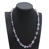 Fluorite stone necklace - 0