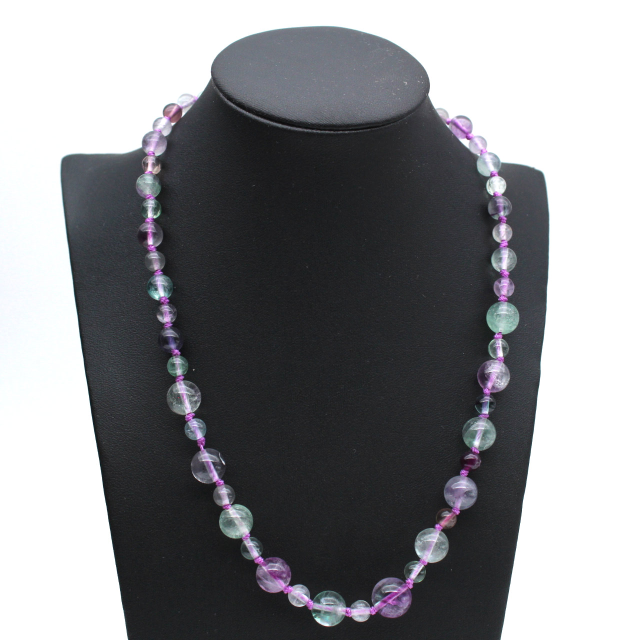 Fluorite stone necklace