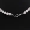Rose quartz necklace - 1
