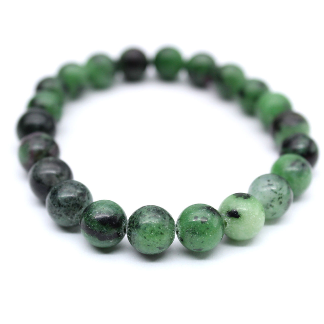 Zoisite ruby bracelet