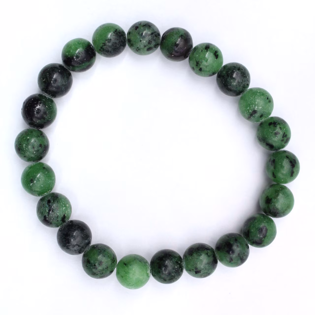 Zoisite ruby bracelet