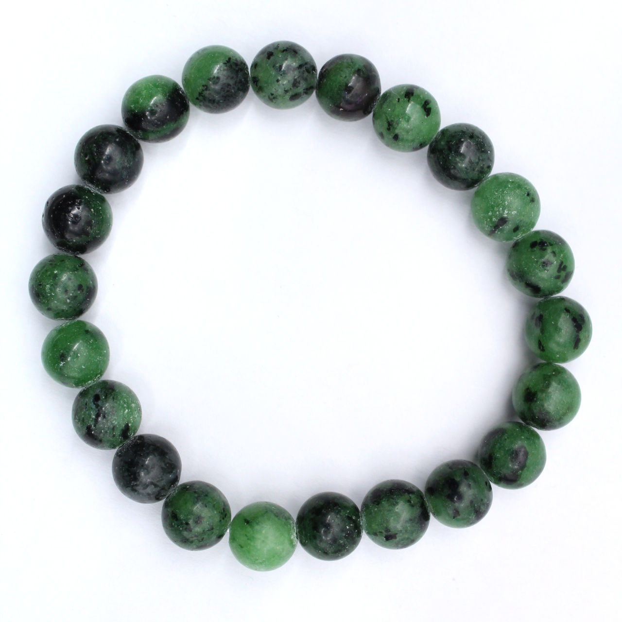 Zoisite ruby bracelet