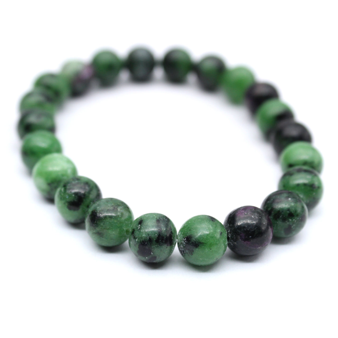 Zoisite ruby bracelet