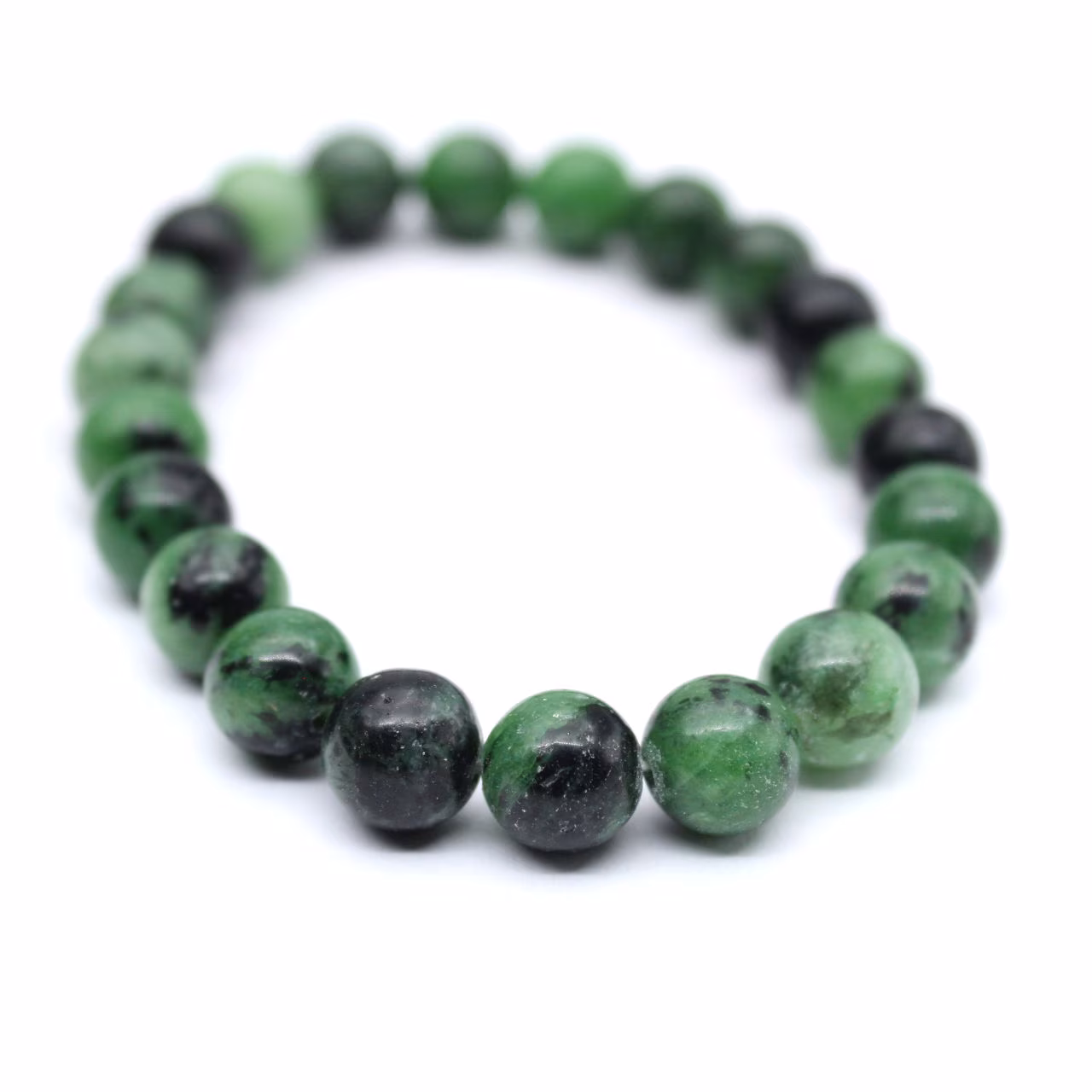 Zoisite ruby bracelet