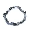 Snow obsidian bracelet - 0