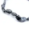 Snow obsidian bracelet - 1