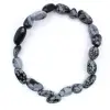 Snow obsidian bracelet - 2