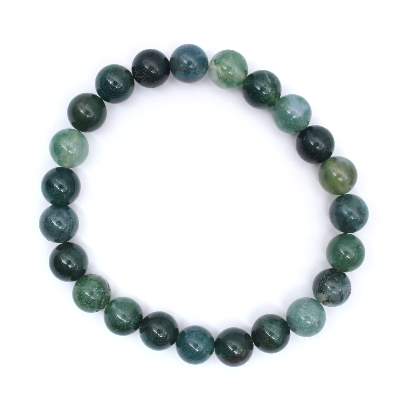 Moss agate bracelet