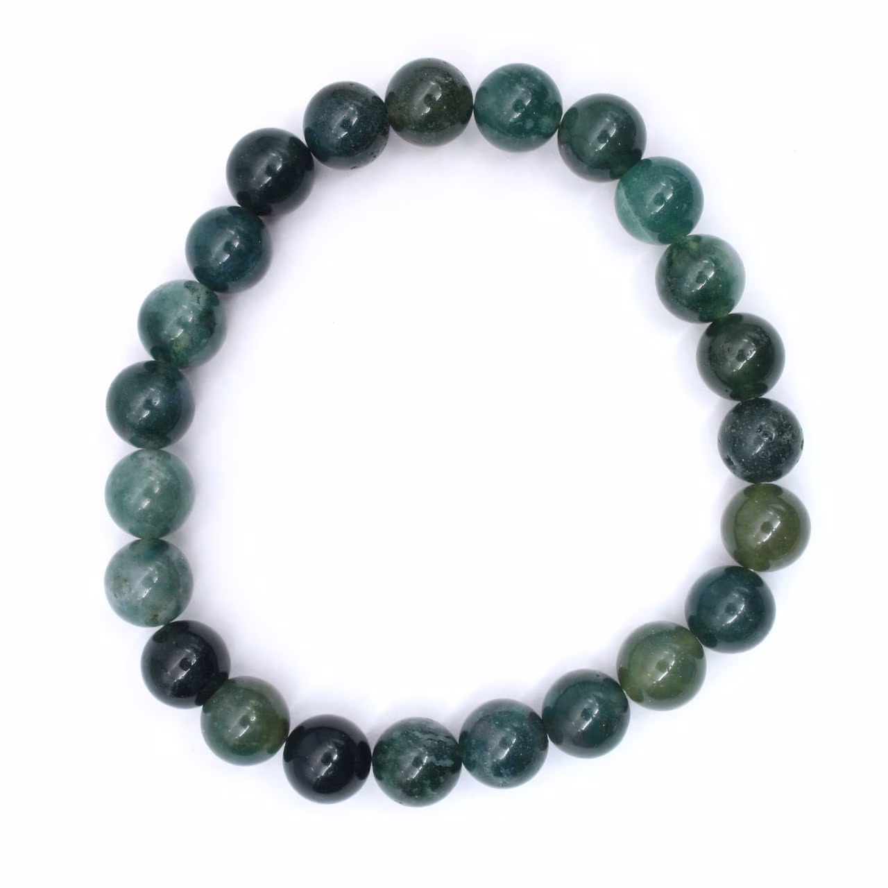 Moss agate bracelet