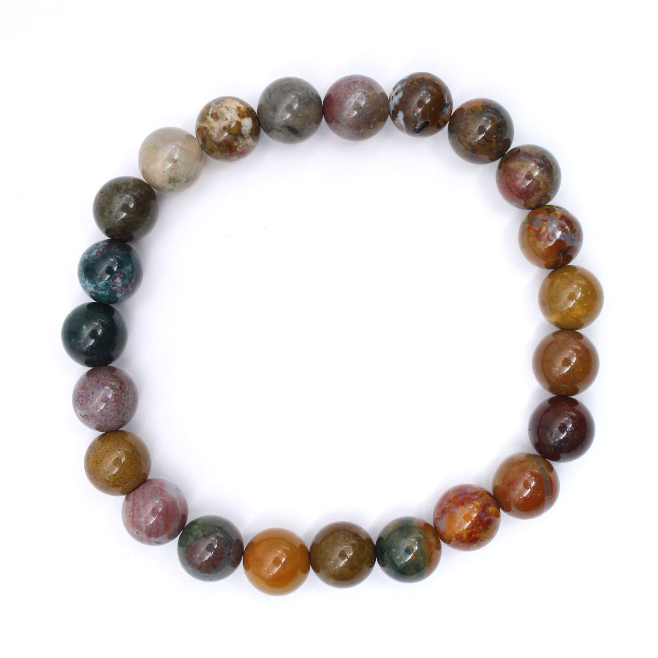 Multicolored jasper bracelet