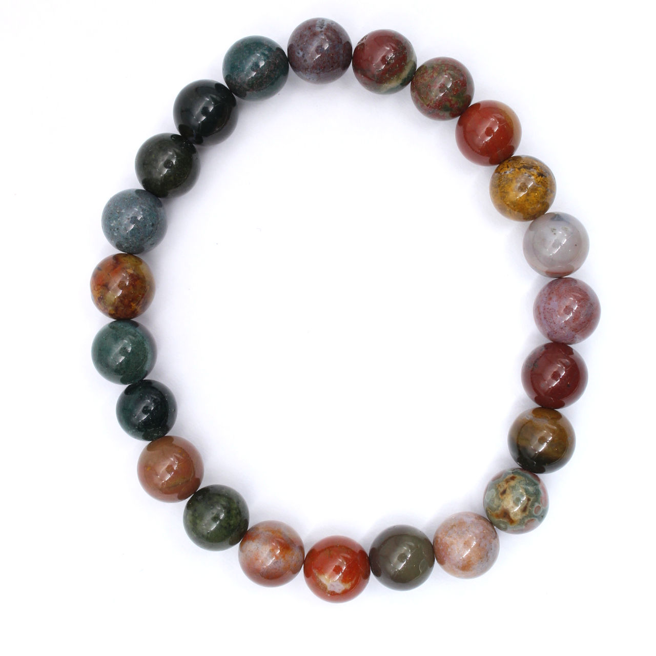 Multicolored jasper bracelet