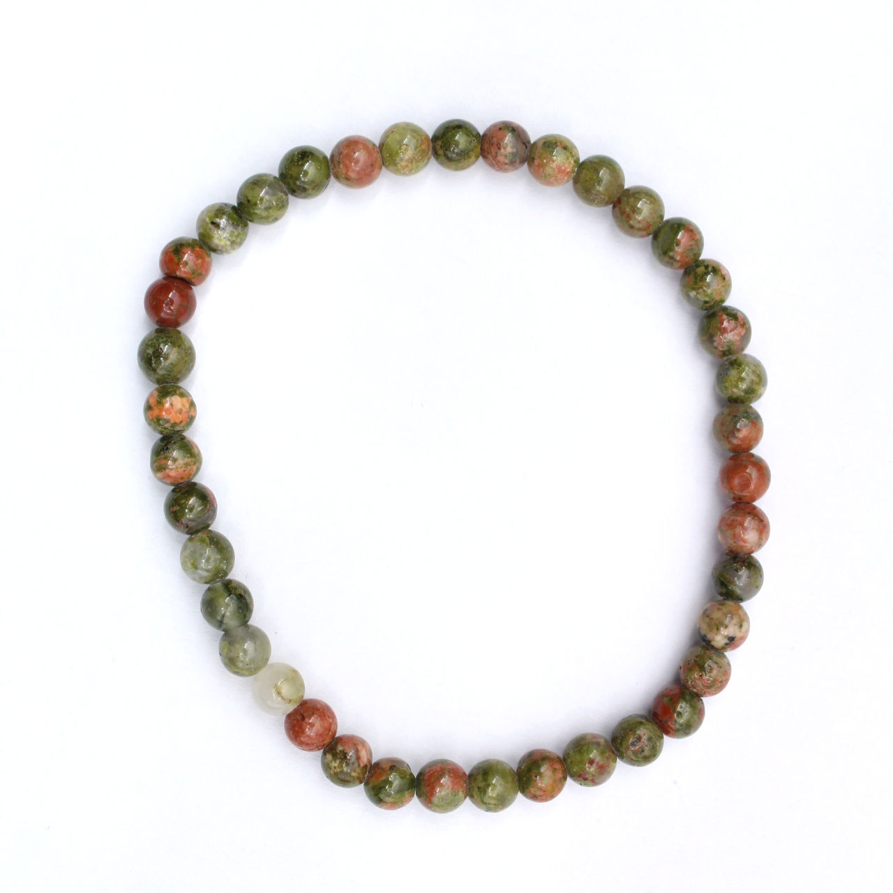 Multicolored jasper bracelet