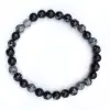 Snow obsidian bracelet - 0
