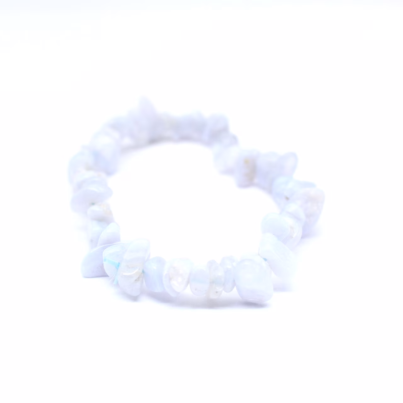 Blue chalcedony bracelet