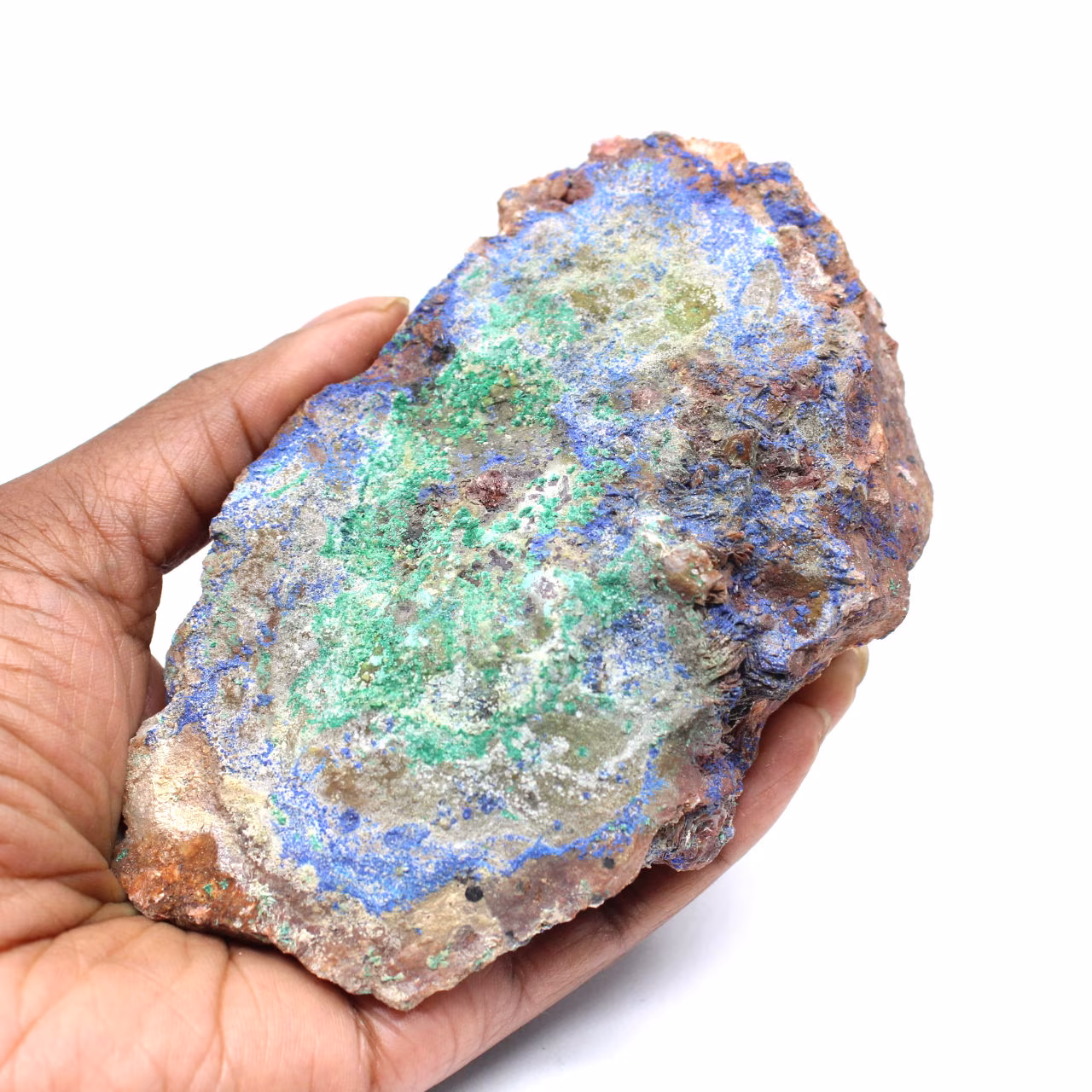 Azurite and malachite