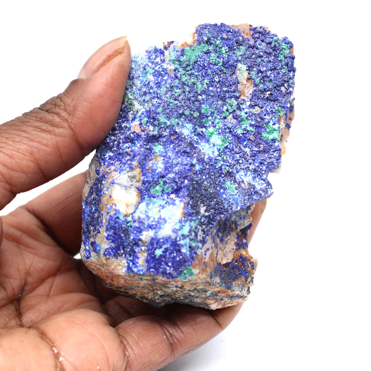 Azurite and malachite