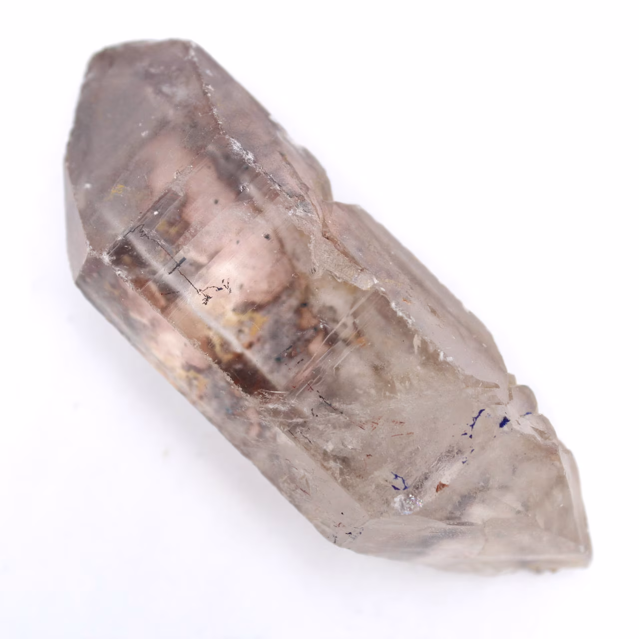 Biterminated rock crystal
