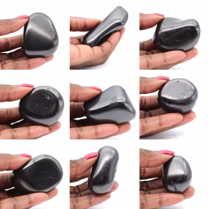 Shungite polished stone