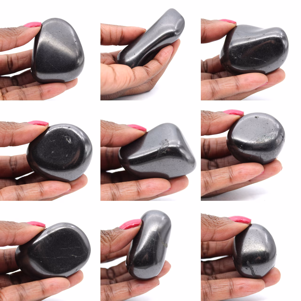 Shungite polished stone