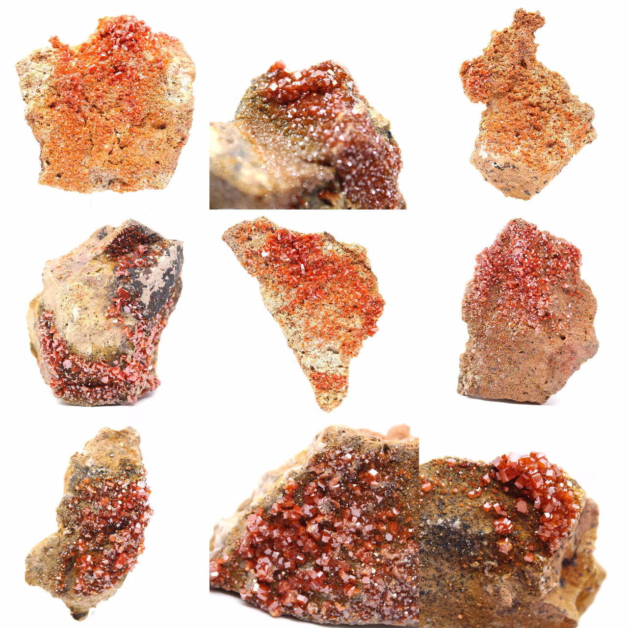 Crystalized vanadinite