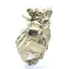 Large pyrite crystals with calcite - 3