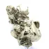 Large pyrite crystals with calcite - 4