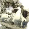 Large pyrite crystals with calcite - 8
