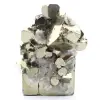 Large pyrite cubes with quartz crystals - 1