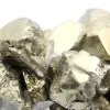 Large pyrite crystals with calcite - 6