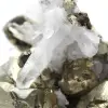 Large pyrite crystals with calcite - 8
