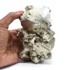 Large pyrite crystals with calcite - 10