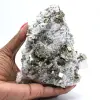 Pyrite on matrix with calcite and quartz - 10