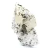 Pyrite on matrix with calcite and quartz - 3