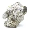 Pyrite on matrix with calcite and quartz - 1