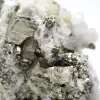 Pyrite on matrix with calcite and quartz - 5