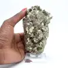 Peruvian crystallized pyrite on base - 8