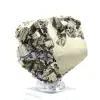 Crystallized pyrite on base - 2
