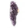 Calcite on Amethyst - 3