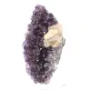 Calcite on Amethyst - 5