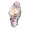 Calcite on Amethyst - 6