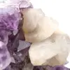 Calcite on Amethyst - 9