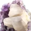 Calcite on Amethyst - 10
