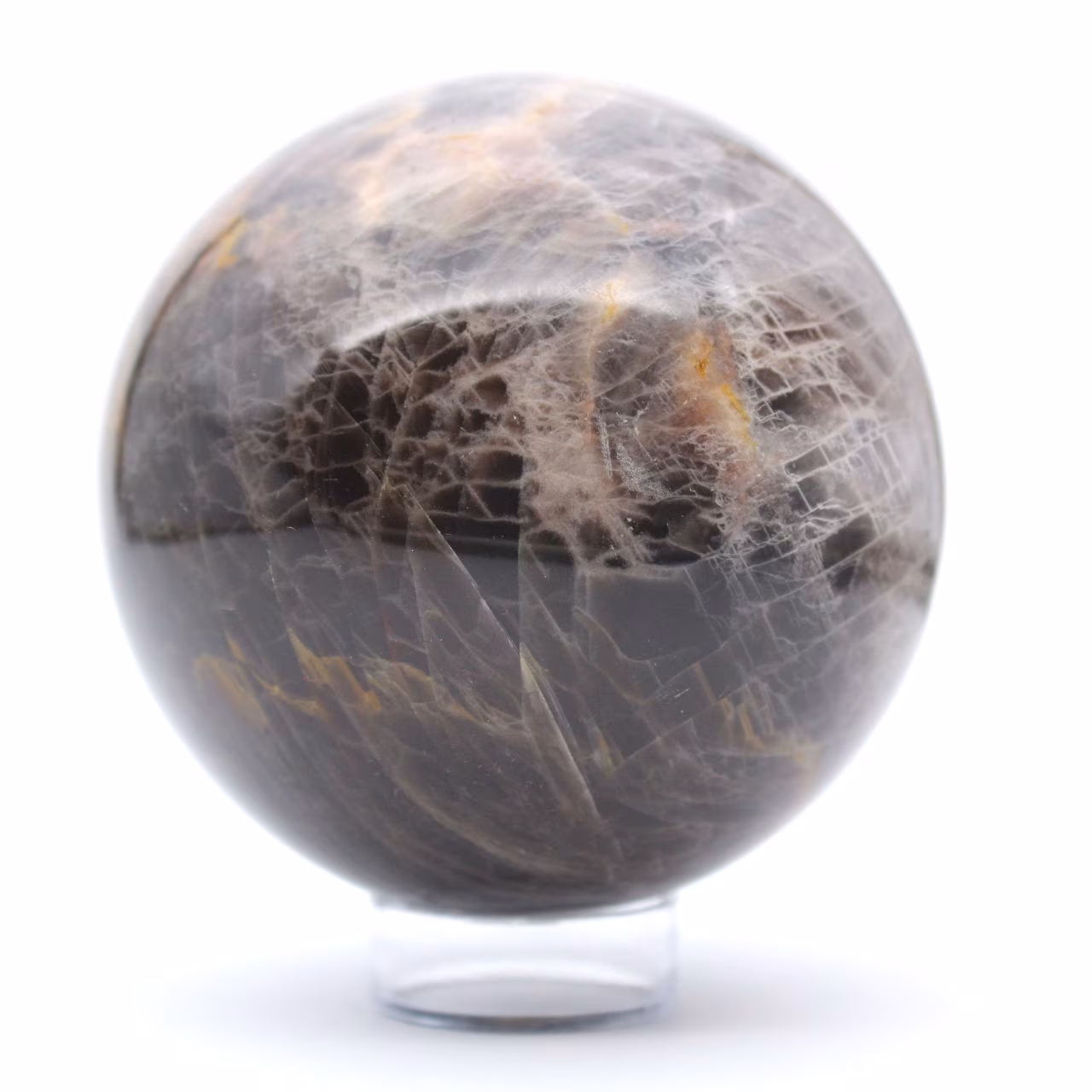 Black microcline from Madagascar